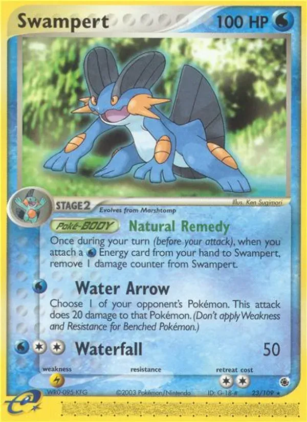 Swampert 23/109 EX Rubi e Safira