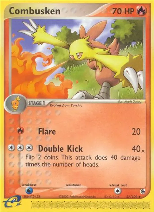 Combusken 27/109 EX Rubi e Safira