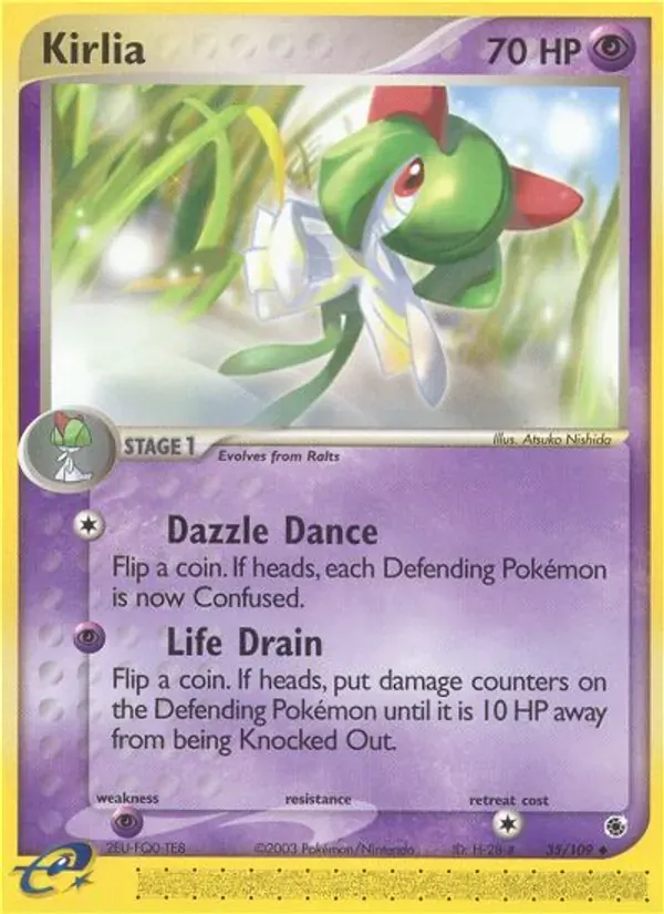Kirlia 35/109 EX Rubi e Safira