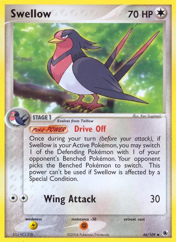 Swellow 46/109 EX Rubi e Safira