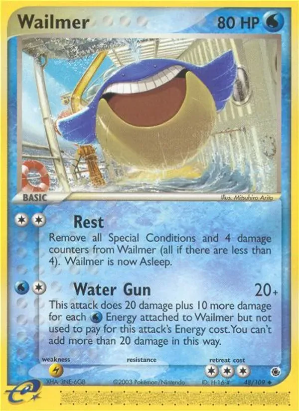 Wailmer 48/109 EX Rubi e Safira