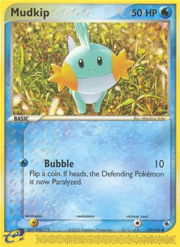 Mudkip 59/109 EX Rubi e Safira