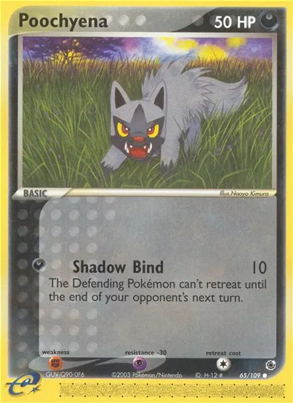 Poochyena 65/109 EX Rubi e Safira