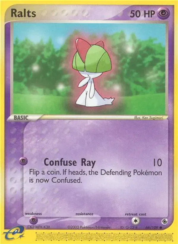 Ralts 66/109 EX Rubi e Safira