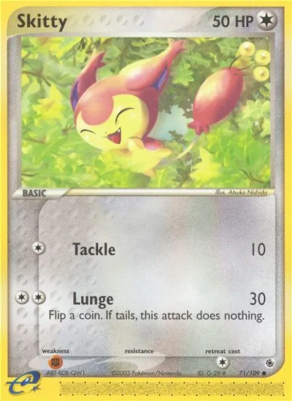 Skitty 71/109 EX Rubi e Safira
