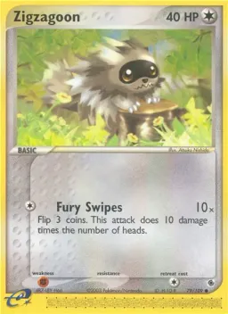 Zigzagoon 79 EX Rubi e Safira