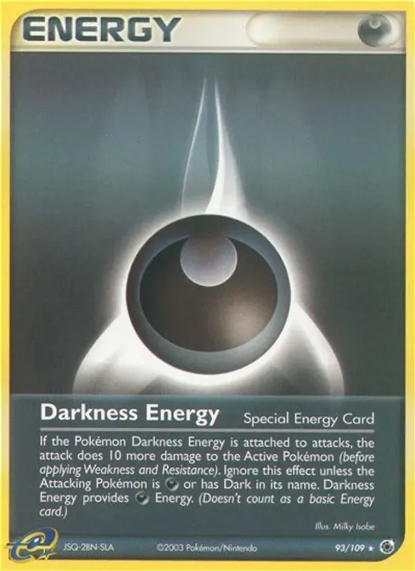 Darkness Energy 93/109 EX Rubi e Safira