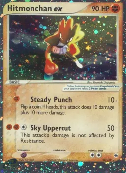 Hitmonchan ex 98 EX Rubi e Safira