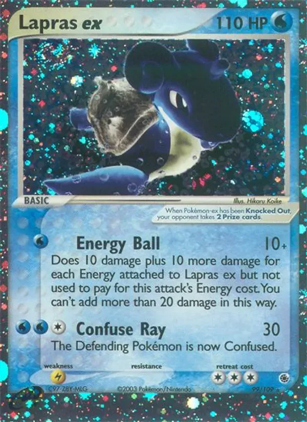 Lapras ex 99/109 EX Rubi e Safira