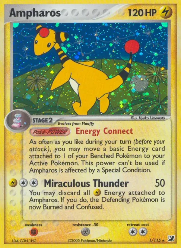 Ampharos 1/115 EX Forças Ocultas