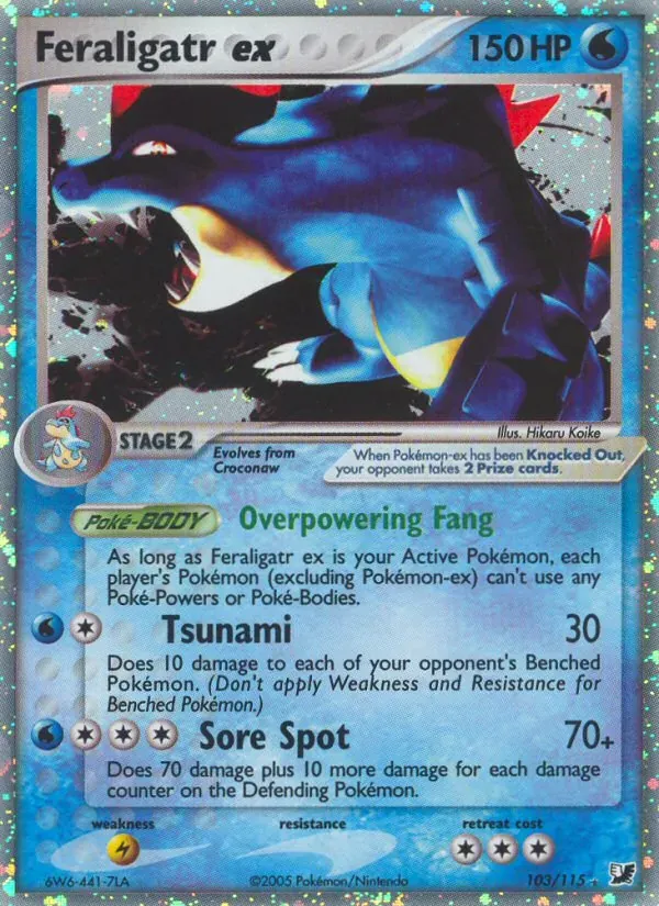 Feraligatr ex 103/115 EX Forças Ocultas