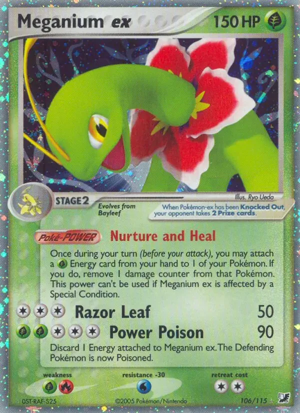 Meganium ex 106/115 EX Forças Ocultas