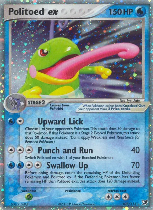 Politoed ex 107/115 EX Forças Ocultas
