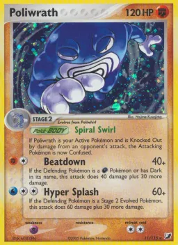 Poliwrath 11 EX Forças Ocultas