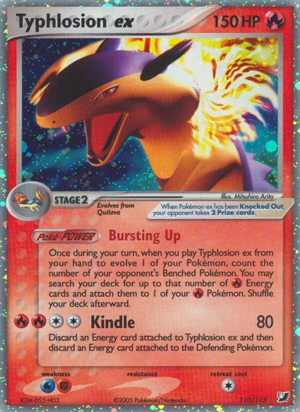 Typhlosion ex 110/115 EX Forças Ocultas