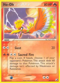 Ho-Oh 27 EX Forças Ocultas