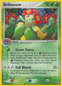 Bellossom 3 EX Forças Ocultas