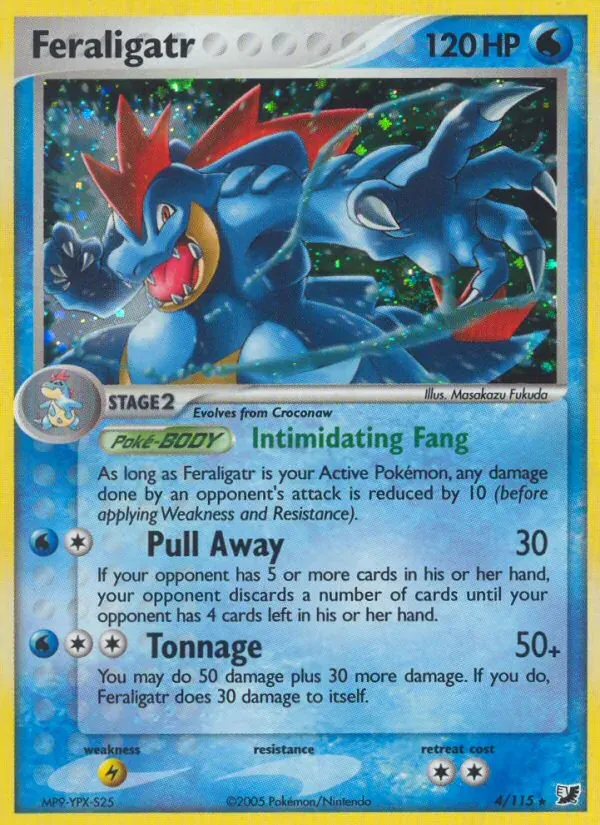 Feraligatr 4/115 EX Forças Ocultas
