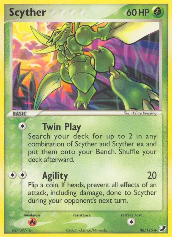 Scyther 46/115 EX Forças Ocultas