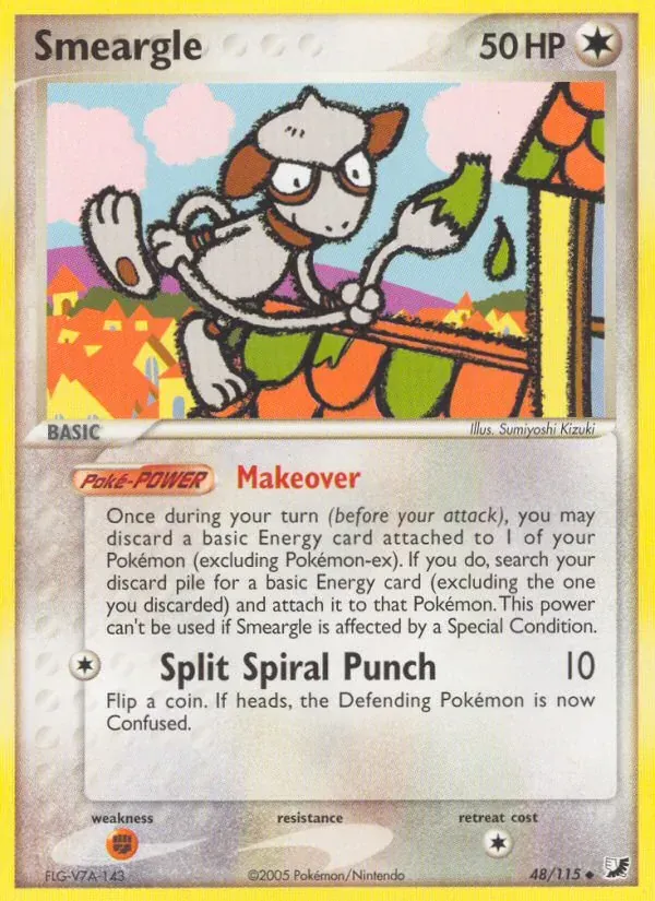 Smeargle 48/115 EX Forças Ocultas