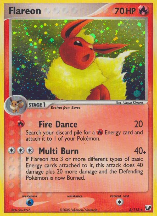 Flareon 5/115 EX Forças Ocultas