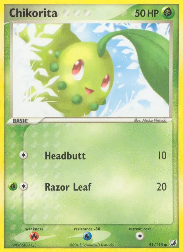 Chikorita 51/115 EX Forças Ocultas