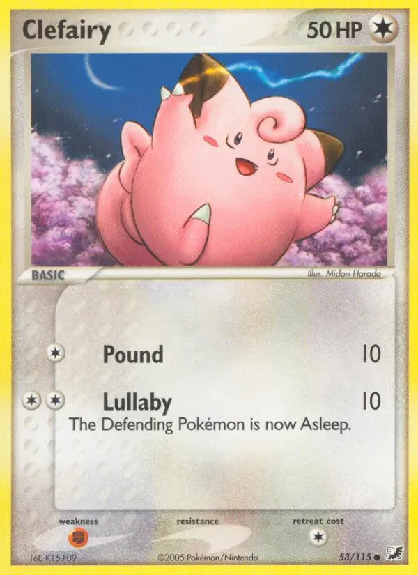 Clefairy 53/115 EX Forças Ocultas