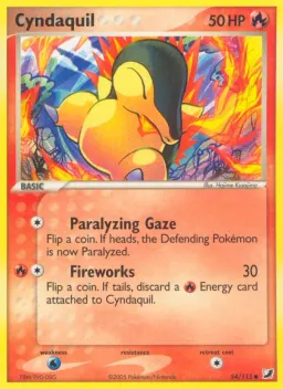 Cyndaquil 54 EX Forças Ocultas