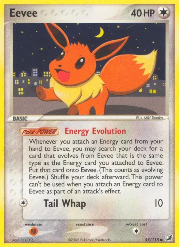 Eevee 55/115 EX Forças Ocultas