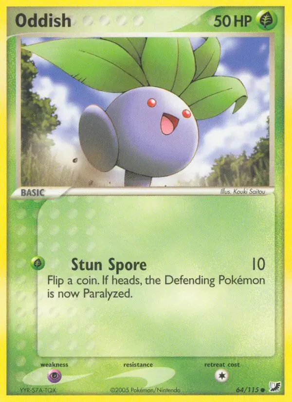 Oddish 64/115 EX Forças Ocultas