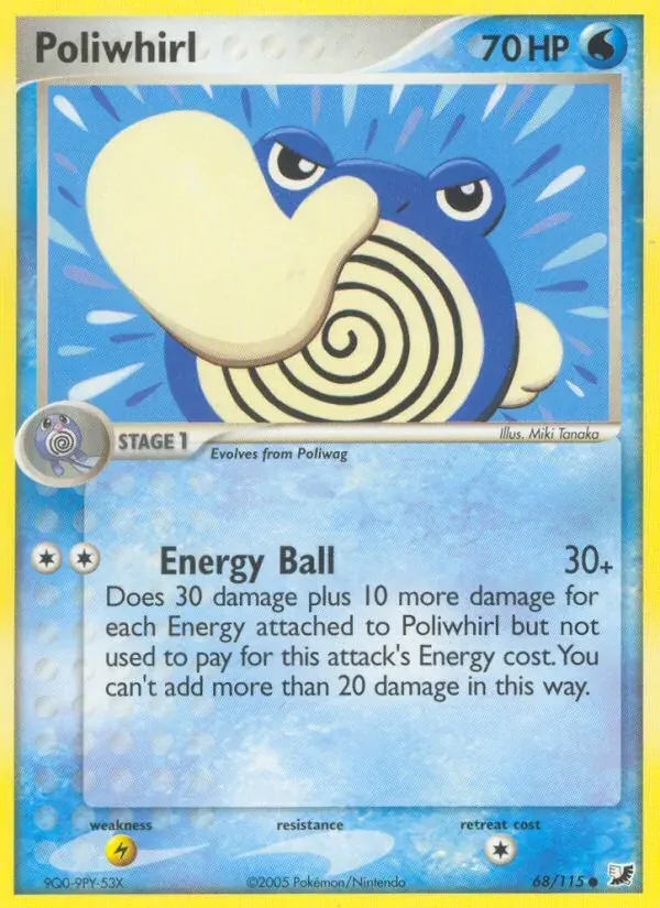 Poliwhirl 68/115 EX Forças Ocultas