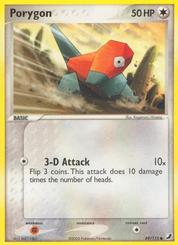 Porygon 69/115 EX Forças Ocultas
