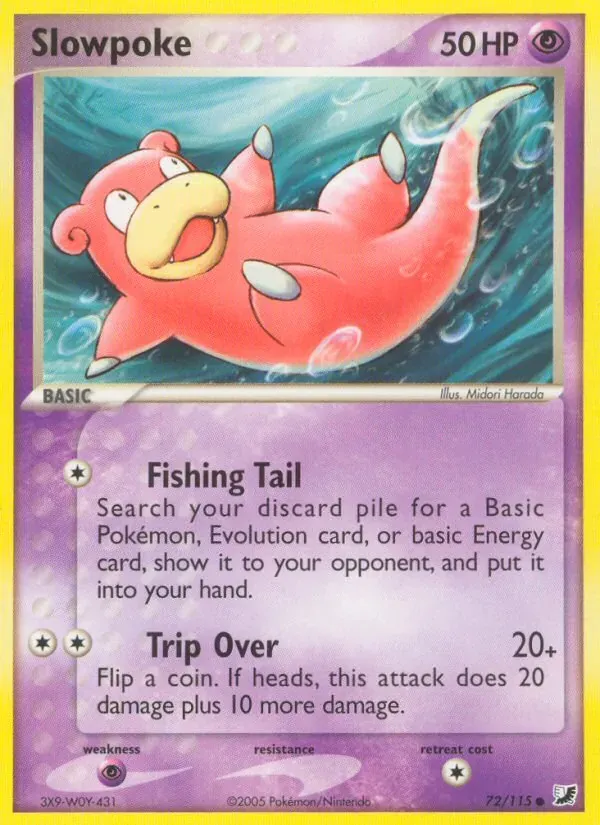 Slowpoke 72/115 EX Forças Ocultas