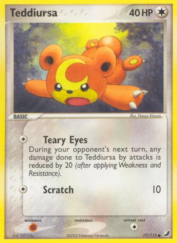 Teddiursa 77/115 EX Forças Ocultas