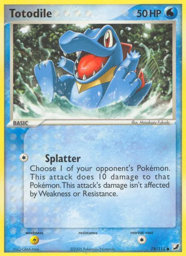 Totodile 78/115 EX Forças Ocultas