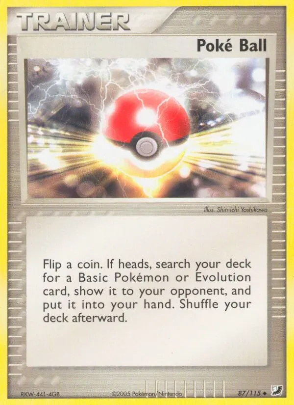 Poké Ball 87/115 EX Forças Ocultas
