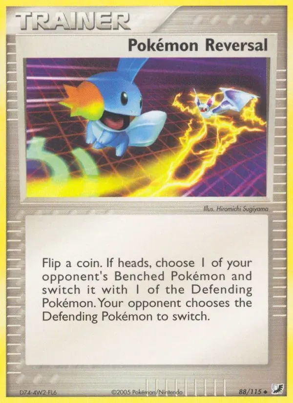 Pokémon Reversal 88/115 EX Forças Ocultas