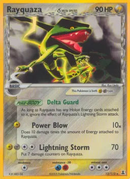Rayquaza δ 13 Delta Species