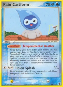 Rain Castform 26 Delta Species