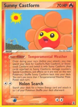 Sunny Castform 31 Delta Species