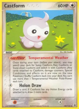 Castform 34 Delta Species