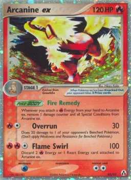 Arcanine ex 83 Legend Maker