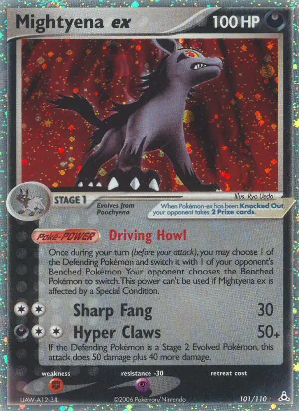 Mightyena ex 101/110 Holon Phantoms
