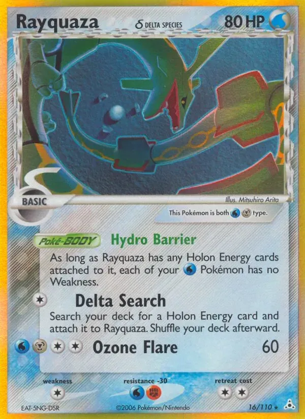 Rayquaza δ 16/110 Holon Phantoms
