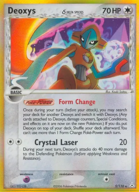 Deoxys δ 5/110