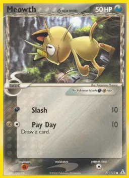 Meowth δ 71 Holon Phantoms
