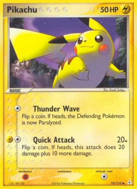 Pikachu 78/110