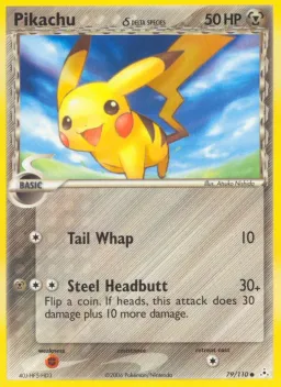 Pikachu δ 79 Holon Phantoms
