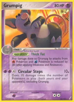 Grumpig 20 Crystal Guardians