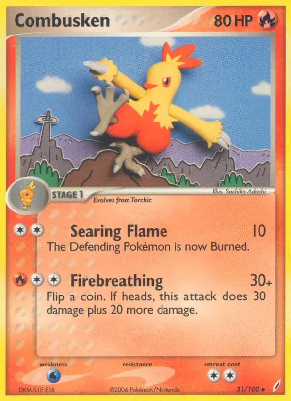 Combusken 31/100 Crystal Guardians